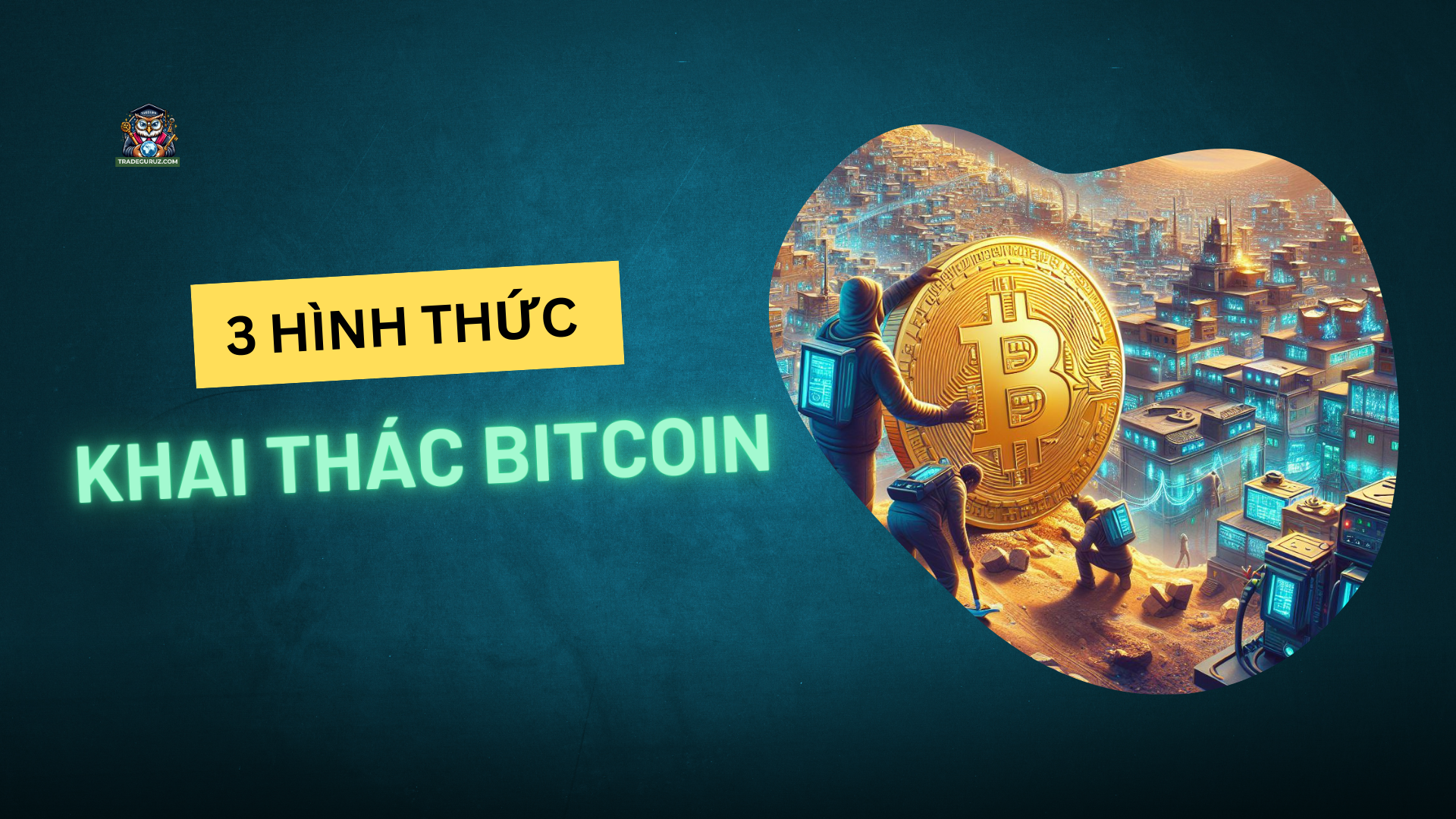 Có 3 hình thức đào bitcoin chính 